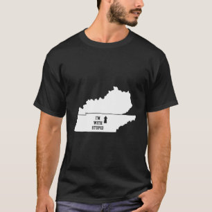 T-shirt Drôle Je Suis Avec Une Flèche Stupide Du Kentucky 