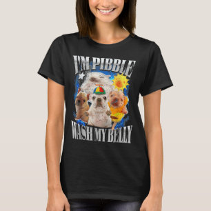 T-shirt Drôle Je Suis Chien Pibble Chiot Laver Nettoyer Mo