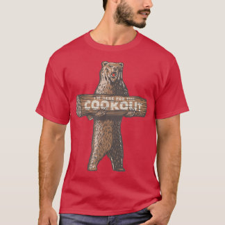 T-shirt Drôle je suis ici pour le Coco dit le Faim Bea