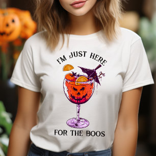 T-shirt Drôle je suis juste ici pour le costume d'Hallowee