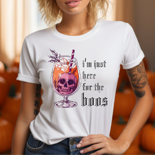 T-shirt Drôle je suis juste ici pour le costume d'Hallowee