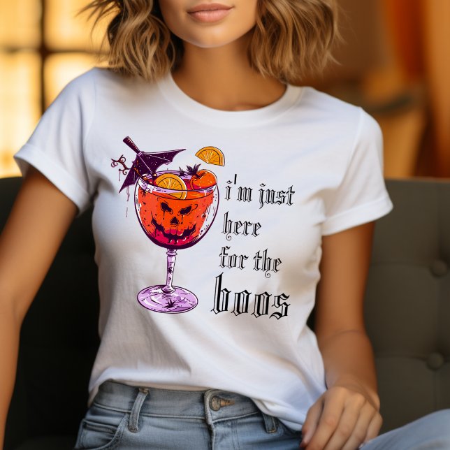 T-shirt Drôle je suis juste ici pour le costume d'Hallowee (Créateur téléchargé)