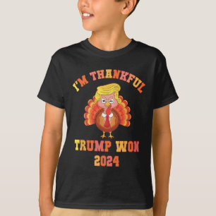 T-shirt Drôle je suis reconnaissant Trump 2024 Nous avons 