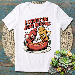 T-shirt Drôle J'Écrite Sur Les Chiens À Domicile Juicy - A