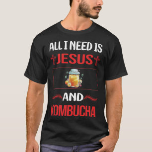 T-shirt Drôle Jesus Kombucha Booch