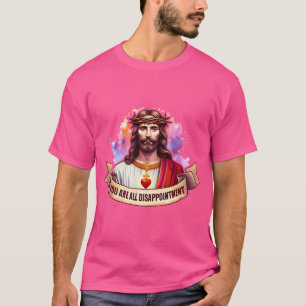 T-shirt Drôle Jésus offensif