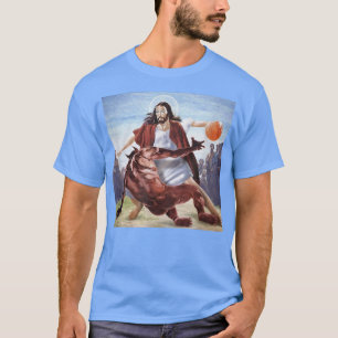T-shirt Drôle Jésus Traversant Le Diable Chrétien hommes q