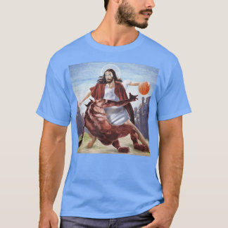 T-shirt Drôle Jésus Traversant Le Diable Chrétien hommes q