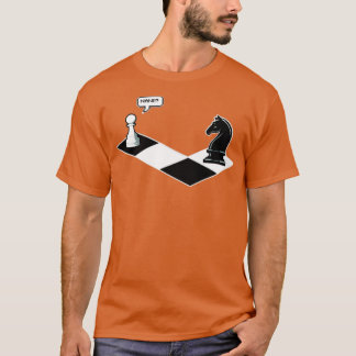T-shirt Drôle jeu d'échecs et chevalier style japonais Nan
