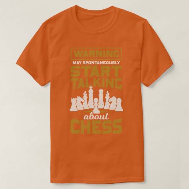 T-shirt Drôle jeu d'échecs Joueur cadeau (Design devant)