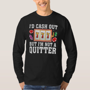 T-shirt Drôle Jeu Machine à sous Casino Pour Hommes Femmes