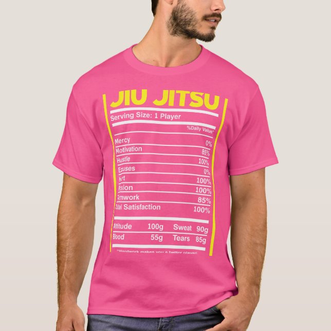 T-shirt Drôle Jiu Jitsu Faits Drôle Jiu Jitsu (Devant)
