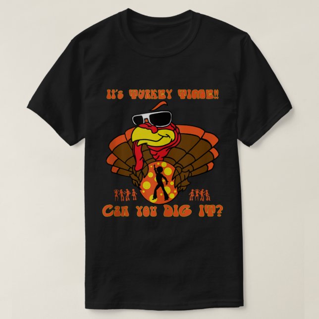 T-shirt Drôle Jive Turquie visage PEUT-ON LE DIRE Thanksgi (Design devant)