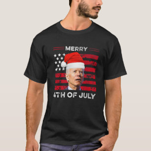 T-shirt Drôle Joe Biden Dazed Merry 4 juillet
