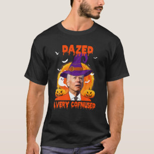 T-shirt Drôle Joe Biden Ébloui Et Très Confus Happy Hall