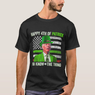 T-shirt Drôle Joe Biden Happy 4 juillet Confus St Part