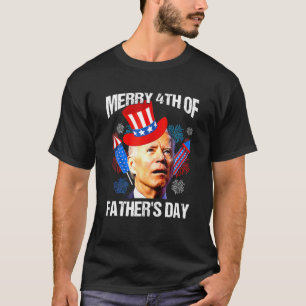 T-shirt Drôle Joe Biden Joyeux 4 juillet Père confus