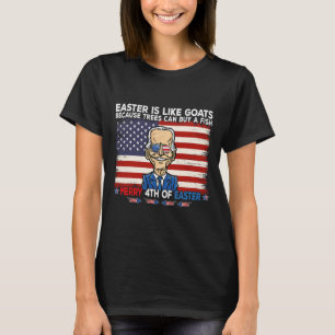 T-shirt Drôle Joe Biden Joyeux 4ème de la conception de Pâ