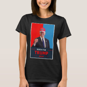 T-shirt Drôle Joe Biden Pour Trump 2024 Élection Porter Un