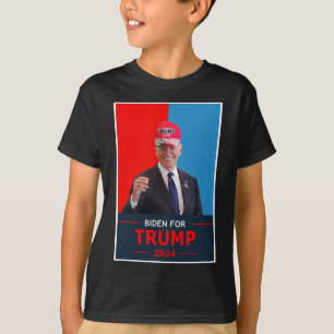 T-shirt Drôle Joe Biden Pour Trump Élections 2024 Porte Un