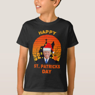 T-shirt Drôle Joe Biden St Patrick Noël Joe Biden Hal