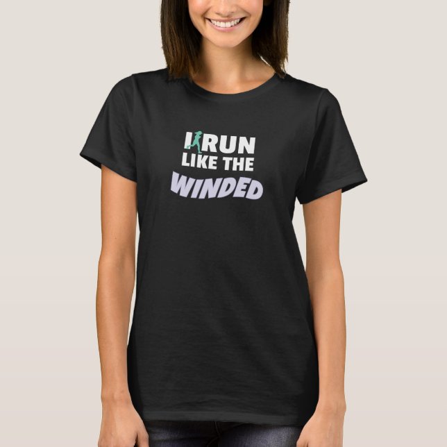 T-shirt Drôle Jogger Runner Je Cours Comme Le Vainqueur (Devant)