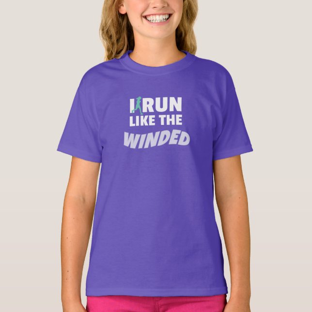 T-shirt Drôle Jogger Runner Je Cours Comme Le Vainqueur (Devant)
