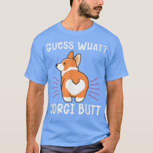 T-shirt Drôle Joke Devine Ce Corgi Butt