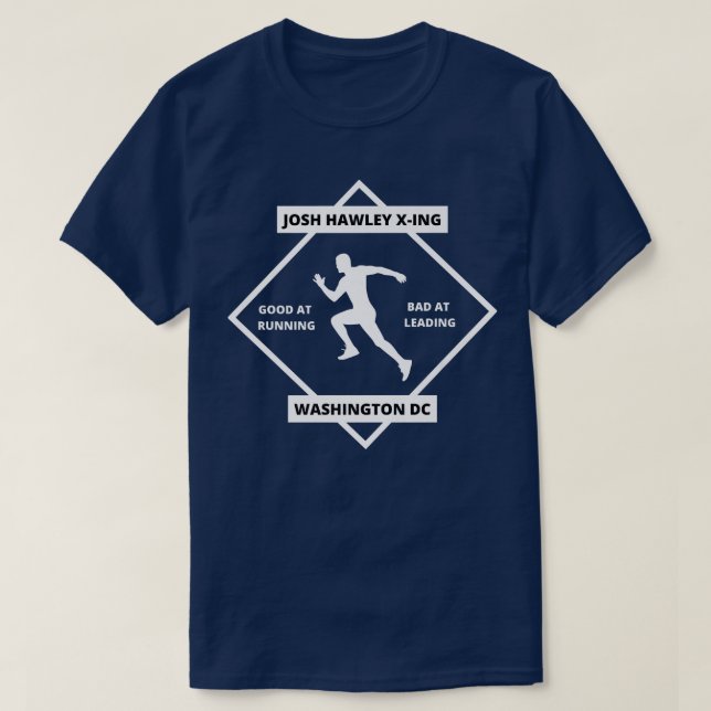T-shirt Drôle Josh Hawley RunDrôle Josh Hawley Running (Design devant)