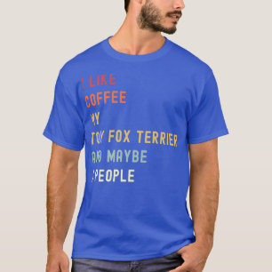 T-shirt Drôle Jouet Pour Terrier Retro Chien Et Louveur De