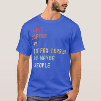 T-shirt Drôle Jouet Pour Terrier Retro Chien Et Louveur De