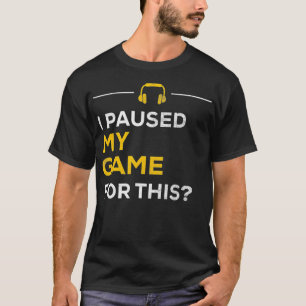 T-shirt Drôle Joueur cadeau de Noël J'ai suspendu mon jeu 