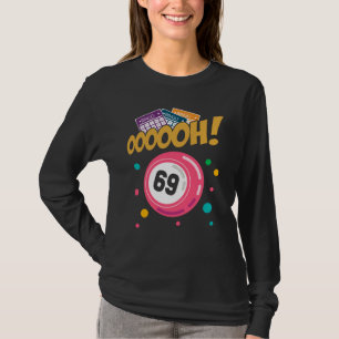 T-shirt Drôle Joueur de Bingo 69 Plaisanterie
