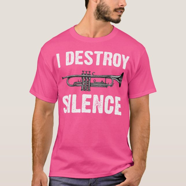 T-shirt Drôle Joueur de trompette Art pour hommes femmes T (Devant)