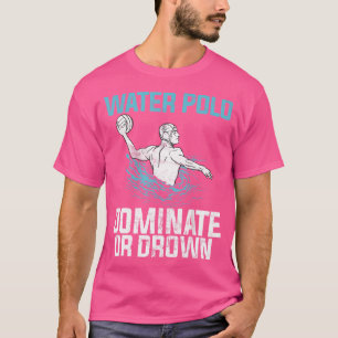 T-shirt Drôle Joueur de water-polo et de pool-ball Water P