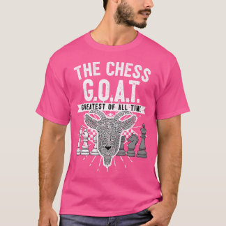 T-shirt Drôle Joueur D'Échecs Pièces Dans La Chèvre D'Éche