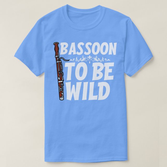 T-shirt Drôle Joueur du basson (Design devant)