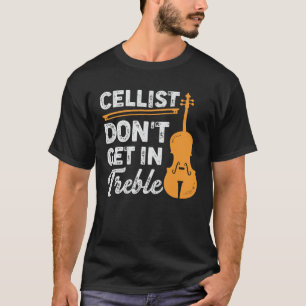 T-shirt Drôle Joueur violoncelle Cellist Cadeau