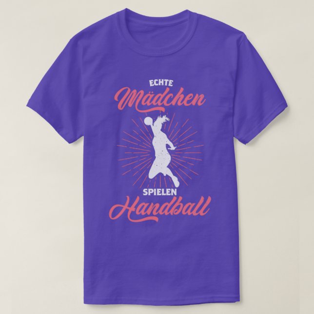 T-shirt Drôle Joueuse de handball féminin Dit Cadeau (Design devant)