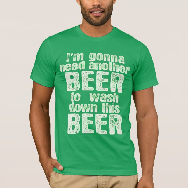 T-shirt Drôle Jour de la Saint Patrick irlandais (Devant)