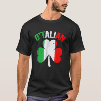 T-shirt Drôle Jour de la Saint Patrick irlandais italien O