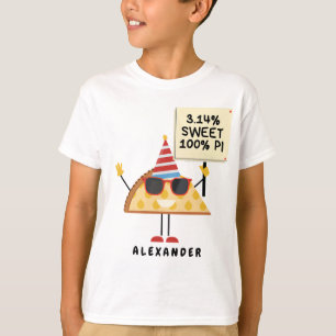T-shirt Drôle Jour Pi - - 3,14% Doux, 100% Pi