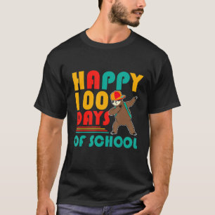 T-shirt Drôle Joyeux 100 Jours De L'École Dabbing Parfums