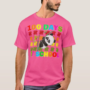 T-shirt Drôle Joyeux 100 jours de Panda scolaire