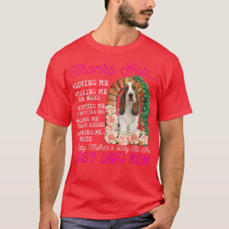 T-shirt Drôle Joyeux Fête des Mères Meilleur Chien Maman M
