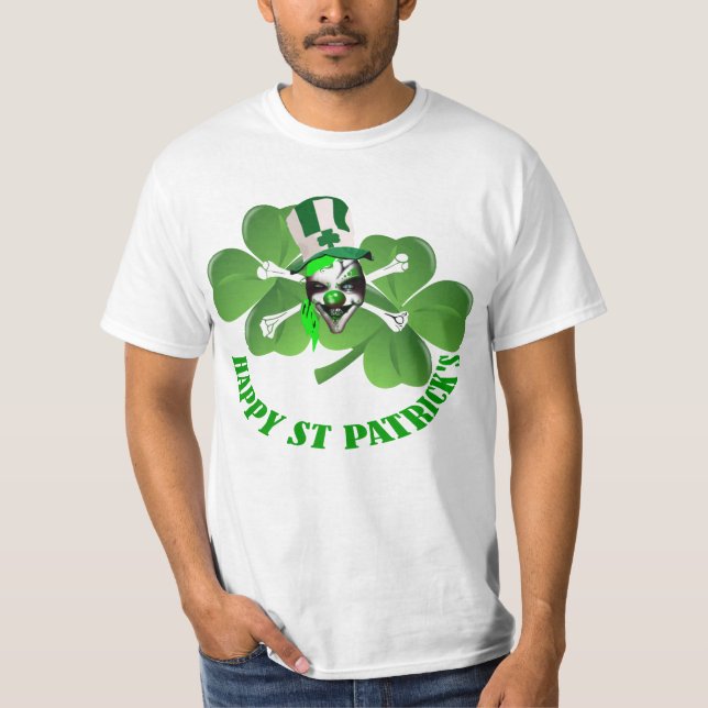 T-shirt Drôle Joyeux Saint Patrick jour (Devant)