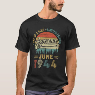 T-shirt Drôle Juin 1944 Décorations Vintages 80ème Anniver