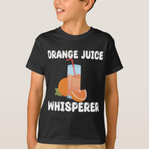 T-shirt Drôle Jus Orange Whisperer Vêtements Jus Orange