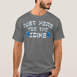T-shirt Drôle Juste ici pour les pièces Hanoukka Chanukah 