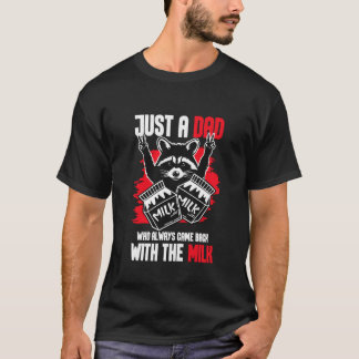 T-shirt Drôle Juste Un Papa Qui Revient Toujours avec Le L